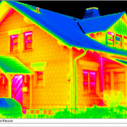 Gebäudethermografie der Fassade